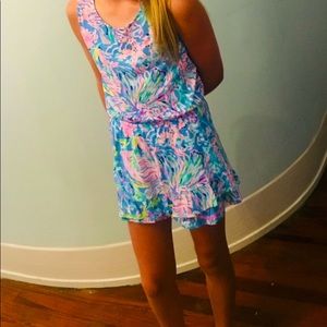 Lilly Pulitzer romper girls size 10-12.